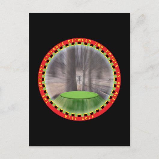 Carte Postale Logique de golf sur disque n°2 (Devant)