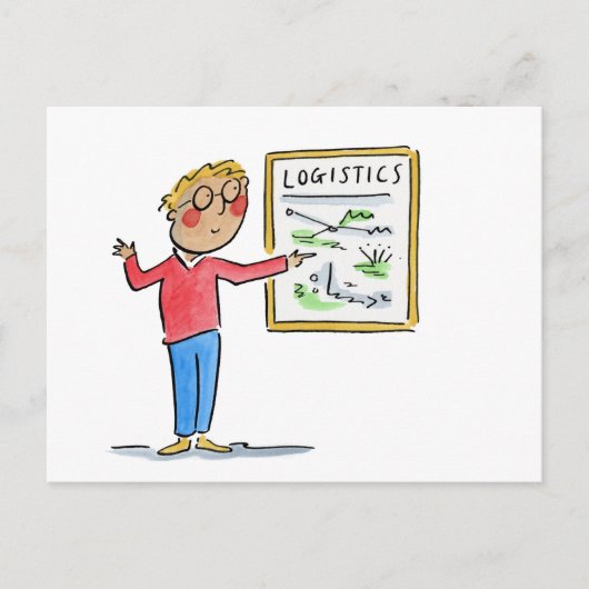 Carte Postale Logistique (Devant)