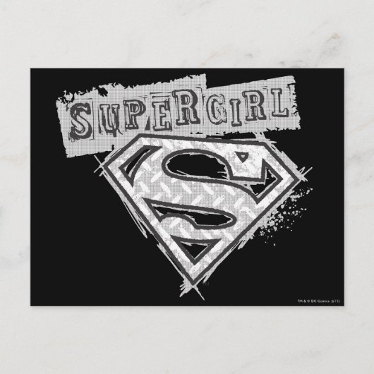 Carte Postale Logo 1 de Supergirl (Devant)