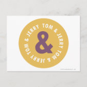 Carte Postale Logo 3 Tom et Jerry Round (Devant)