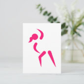 Carte Postale logo Aérobic (Debout devant)