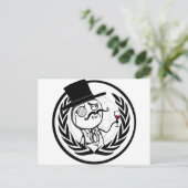 Carte Postale Logo anonyme de LulzSec (Debout devant)