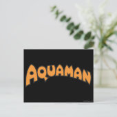 Carte Postale Logo Aquaman Orange (Debout devant)