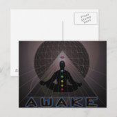 CARTE POSTALE LOGO AWAKE (Devant / Derrière)