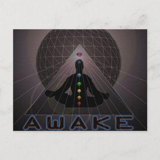 CARTE POSTALE LOGO AWAKE