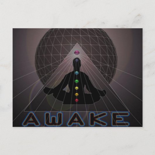 CARTE POSTALE LOGO AWAKE (Devant)