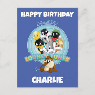 Carte Postale Logo Baby LOONEY TUNES™ C'est fini les amis