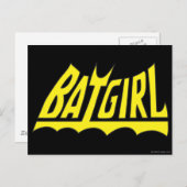 Carte Postale Logo Batgirl (Devant / Derrière)