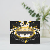 Carte Postale Logo Batman avec voitures (Debout devant)