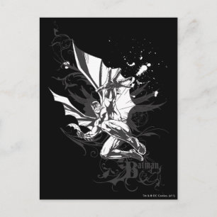 Carte Postale logo batman détaillé