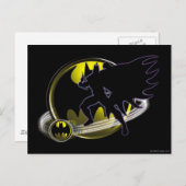 Carte Postale Logo Batman et Circle (Devant / Derrière)