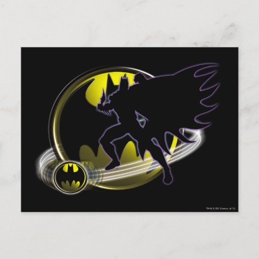 Carte Postale Logo Batman et Circle (Devant)