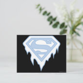 Carte Postale Logo bleu supergirl (Debout devant)