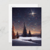 Carte postale Logo Business Christmas Star (Devant / Derrière)