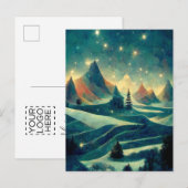 Carte postale Logo Business Whimsical Christmas Va (Devant / Derrière)