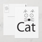 Carte Postale Logo CAT (Devant / Derrière)
