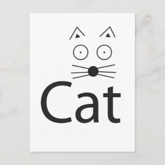 Carte Postale Logo CAT