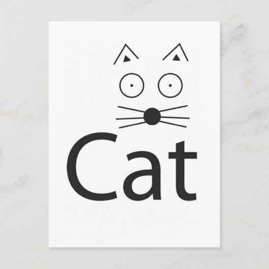 Carte Postale Logo CAT (Devant)