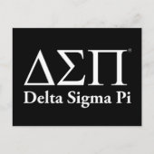 Carte Postale Logo Classique Delta Sigma Pi (Devant)