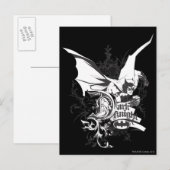 Carte Postale Logo Dark Knight détaillé (Devant / Derrière)