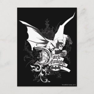Carte Postale Logo Dark Knight détaillé