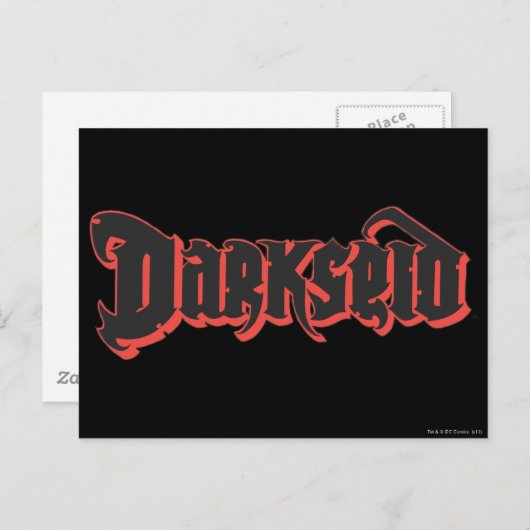 Carte Postale Logo Darkseid (Devant / Derrière)