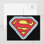 Carte Postale Logo de bande dessinée Supergirl (Devant / Derrière)