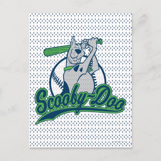 Carte Postale Logo de baseball Scooby-Doo (Devant)