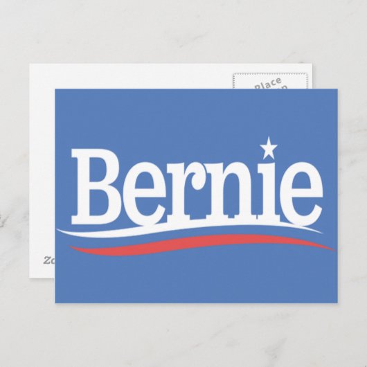 Carte Postale Logo de Bernie (Devant / Derrière)