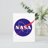 Carte Postale Logo de boulette de viande de la NASA (Debout devant)