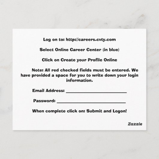 Carte Postale Logo de Coventry (Dos)