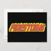 Carte Postale Logo de Firestorm (Devant / Derrière)