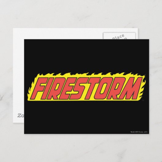 Carte Postale Logo de Firestorm (Devant / Derrière)