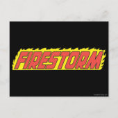 Carte Postale Logo de Firestorm (Devant)