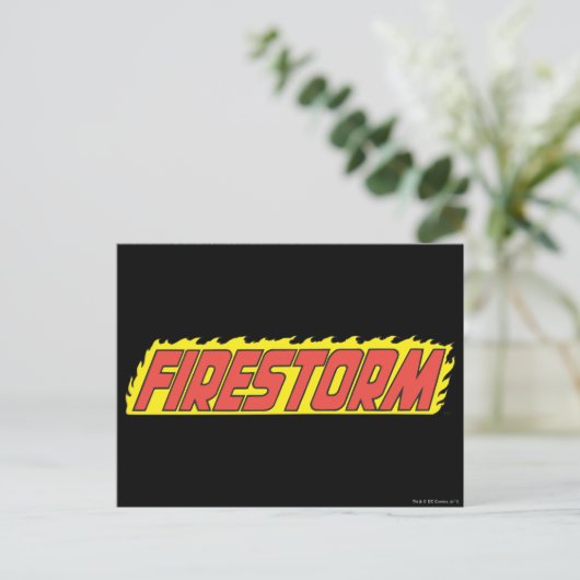 Carte Postale Logo de Firestorm (Debout devant)
