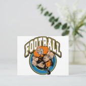 Carte Postale Logo de football (Debout devant)
