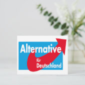 Carte Postale Logo de fourrure alternative Deutschland (Debout devant)