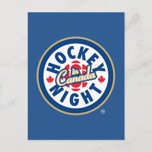 Carte Postale  Logo de Hockey Night in Canada (Devant)