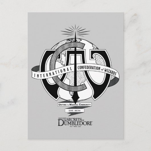 Carte Postale Logo de la Confédération Internationale des Mages (Devant)