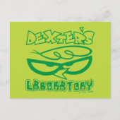 Carte Postale Logo de la face de laboratoire de Dexter (Devant)