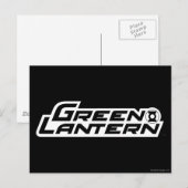 Carte Postale Logo de la lanterne verte 3 (Devant / Derrière)