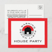 Carte Postale Logo de la Maison Rouge, Invitation de la Fête du  (Devant / Derrière)