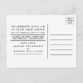 Carte Postale Logo de la Maison Rouge, Invitation de la Fête du  (Dos)