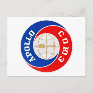 Carte Postale Logo de la mission Apollo-Soyuz