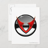 Carte Postale Logo de la station spatiale Team Virtupets (Devant / Derrière)