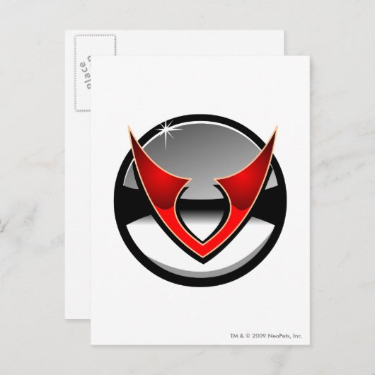 Carte Postale Logo de la station spatiale Team Virtupets (Devant / Derrière)