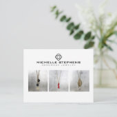 Carte Postale Logo de la Vestiaire moderne Boutique de luxe Phot (Debout devant)