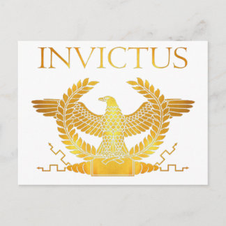 Carte Postale logo de l'aigle royal invictus