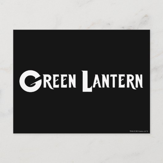 Carte Postale Logo de lanterne verte 10 (Devant)