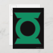 Carte Postale Logo de lanterne verte 15 (Devant / Derrière)